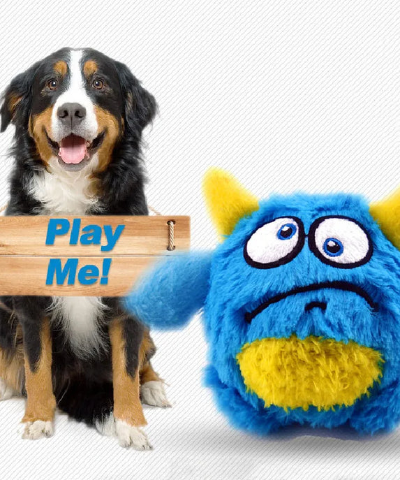 Interactive Squeaker Chew Dog Ball