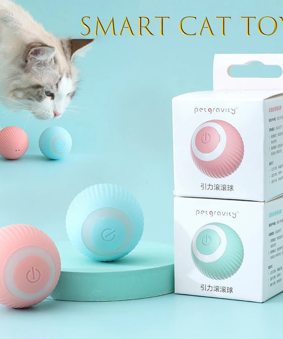 Automatic Rolling Ball Cat Toy