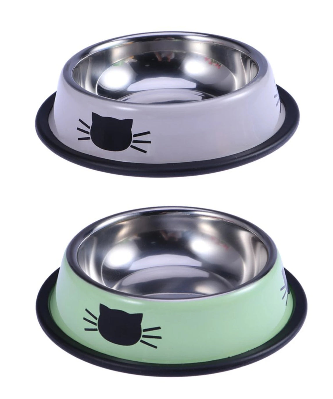 Stainless Steel Raised Cat Bowls