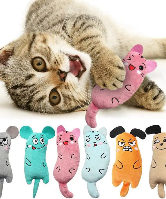 Interactive Plush Catnip Chew Toy