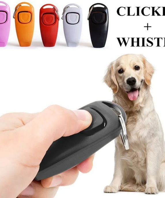 2-in-1 Dog Training Clicker Whistle