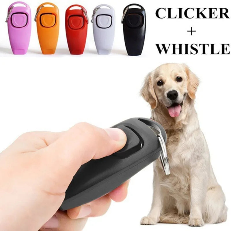 2-in-1 Dog Training Clicker Whistle