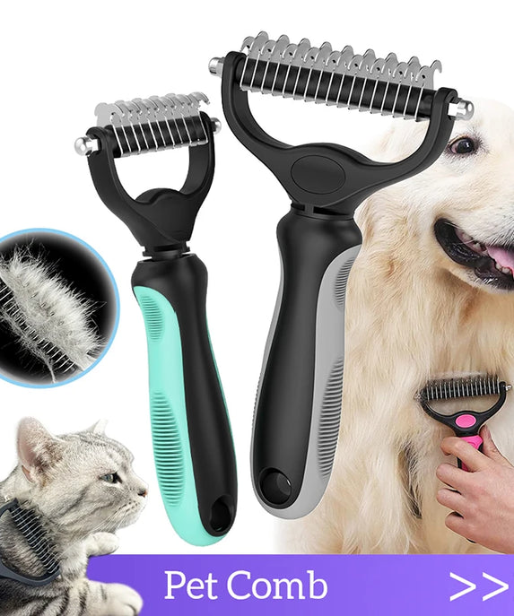 Pet Hair Removal Grooming Comb