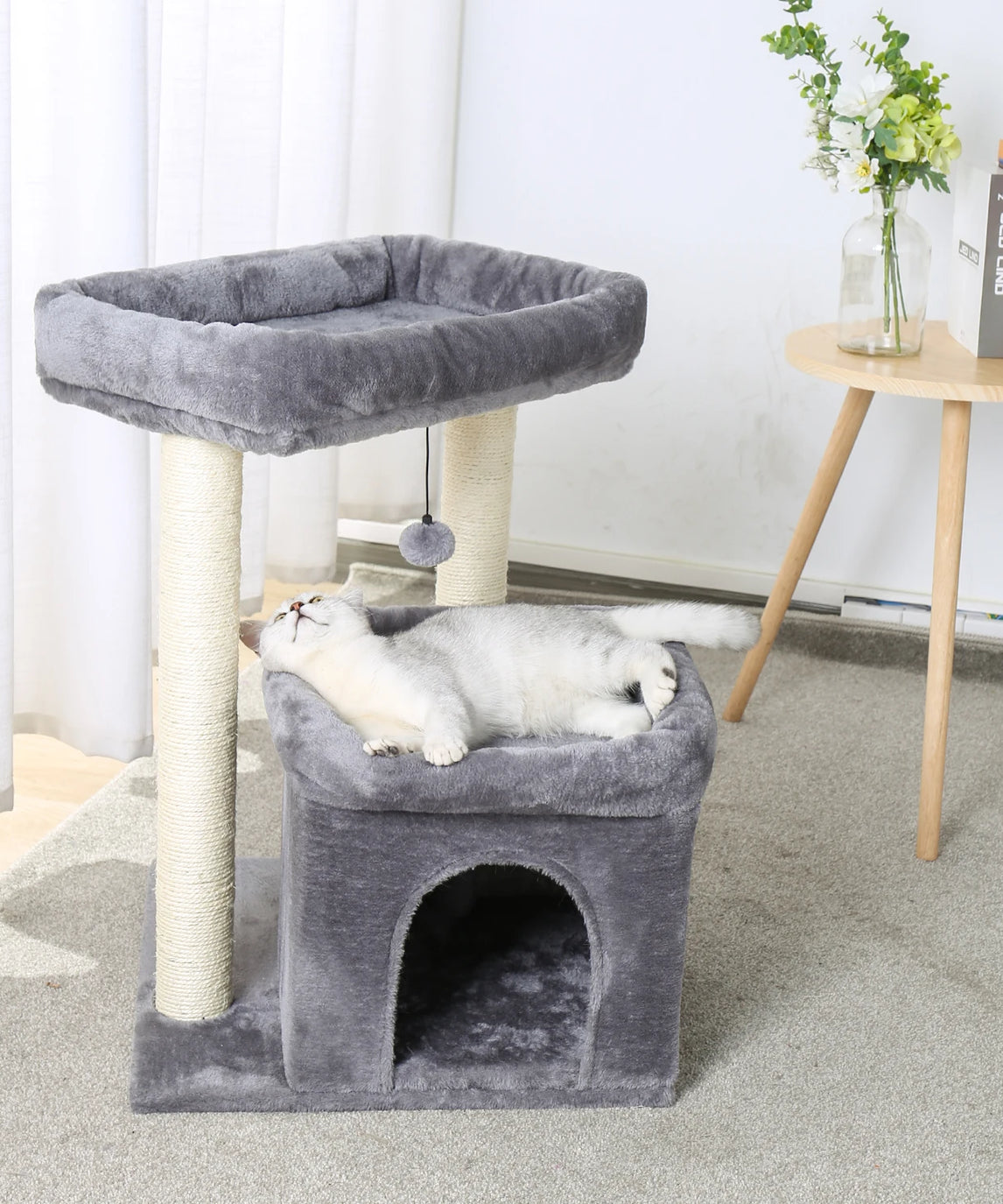 Multi-Layer Cat Climbing Tower