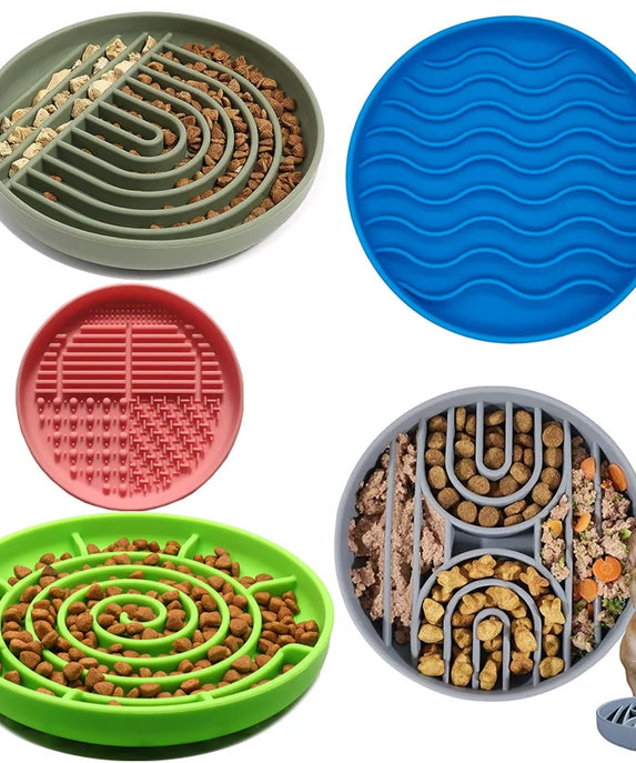 Anti-Knockover Silicone Pet Bowl