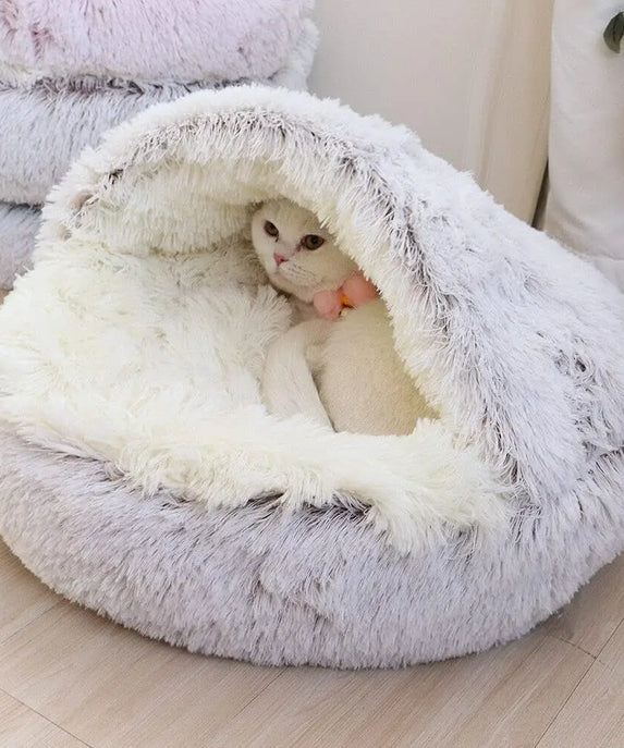 2-in-1 Plush Pet Bed