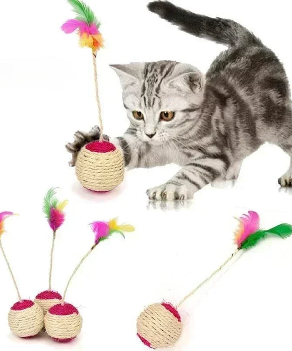 Sisal Cat Scratching Ball Toy