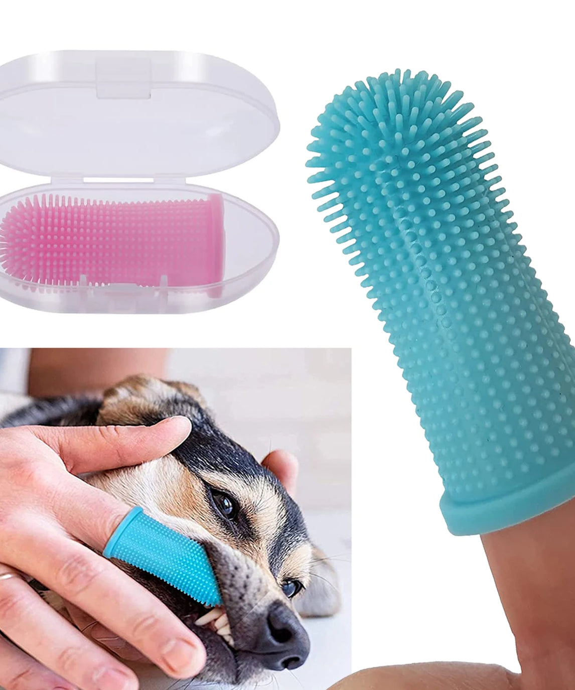 Silicone Pet Finger Toothbrush